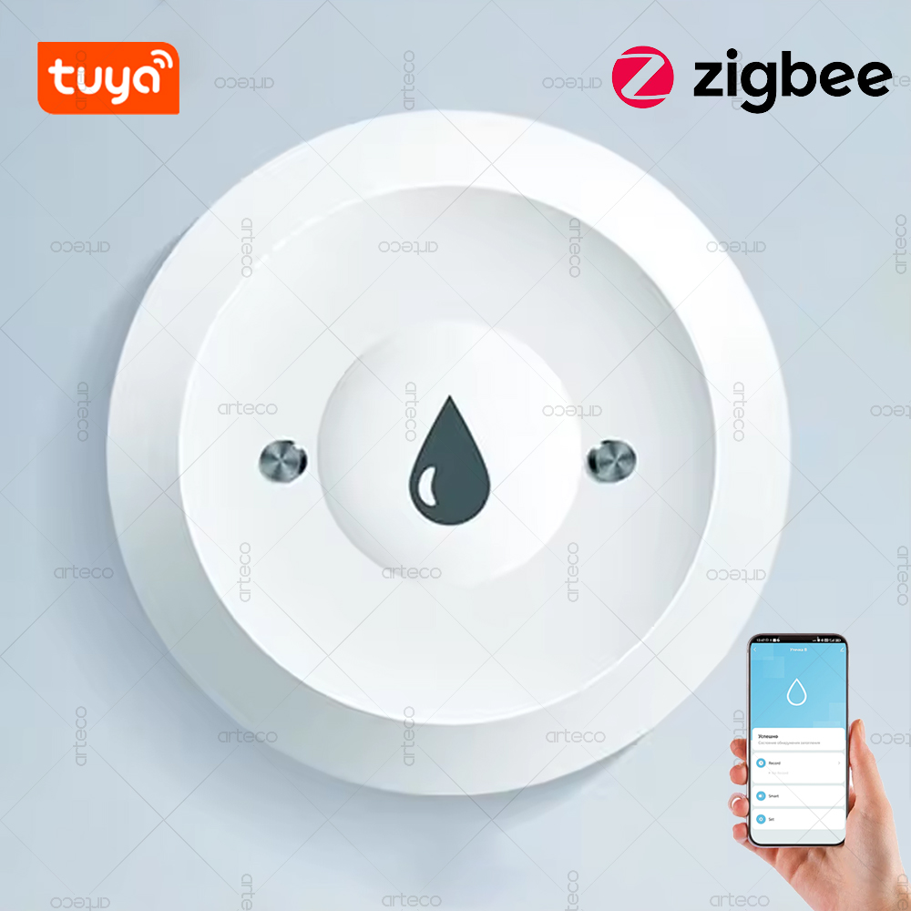 Water Alarm Sensor - Tuya Smart Zigbee Water Leakage Sensor