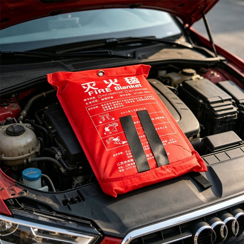 Emergency Fire Blanket Home Ca - Fire Blanket Kitchen บทวิจารณ์และราคา