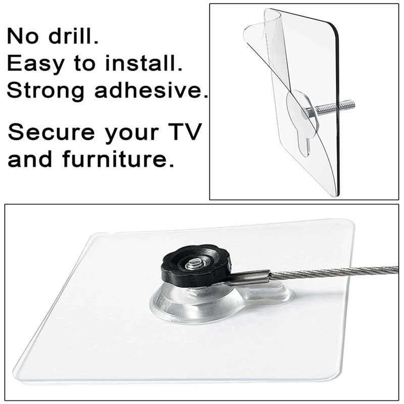 Preventing TV From Falling And - Earthquake Anchor Strap บทวิจารณ์และราคา
