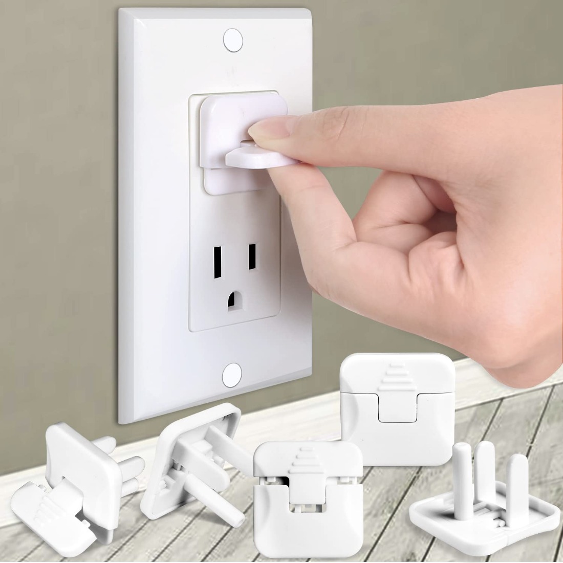 38 Pcs White Plastic Childproo - Outlet Cover Baby บทวิจารณ์และราคา