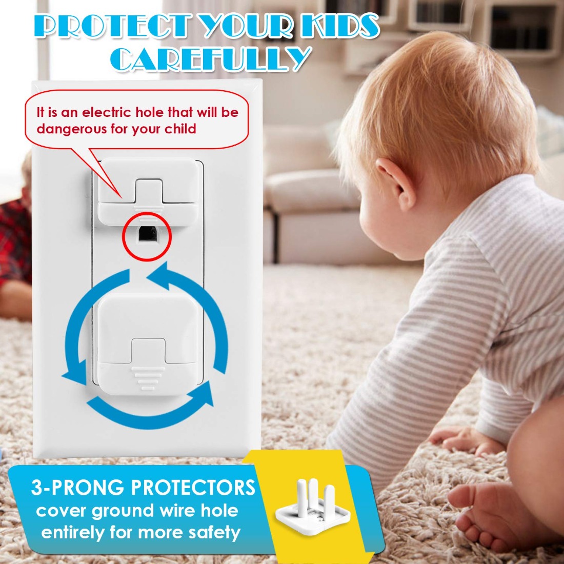 38 Pcs White Plastic Childproo - Outlet Cover Baby บทวิจารณ์และราคา
