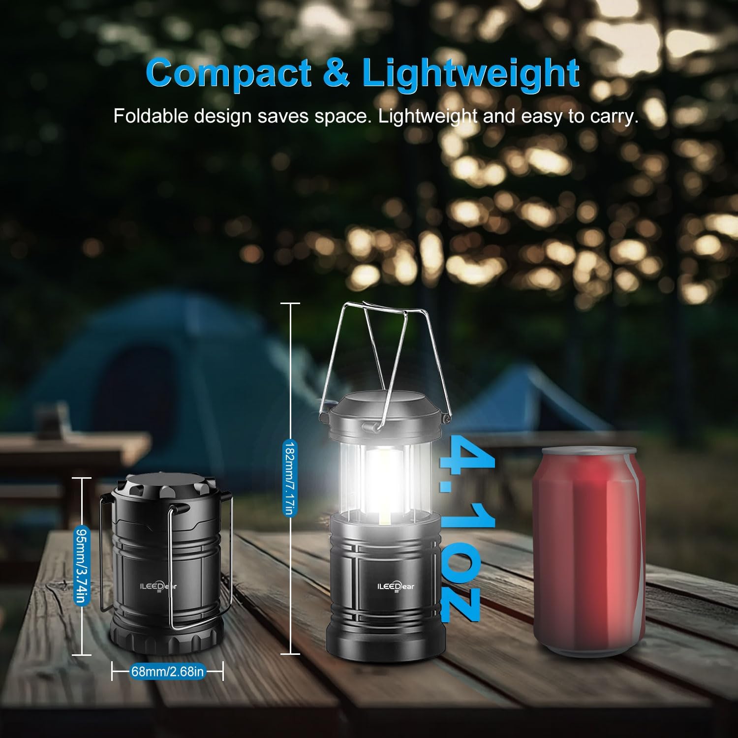LED Camping Lantern, Battery O - Power Outage Light บทวิจารณ์และราคา