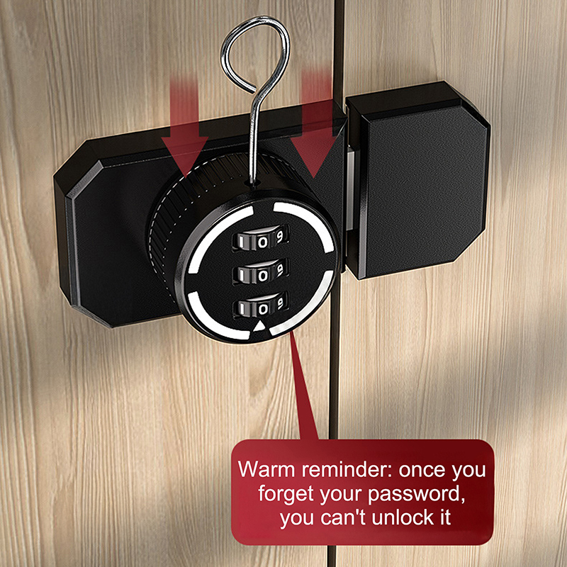 1 Set No-Punch Combination Doo - Medicine Cabinet Lock บทวิจารณ์และราคา