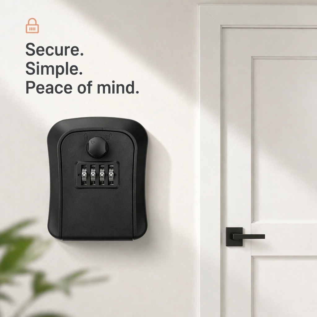 Key Lock Box Wall Mount Lockbo - Lockbox Key Secure บทวิจารณ์และราคา