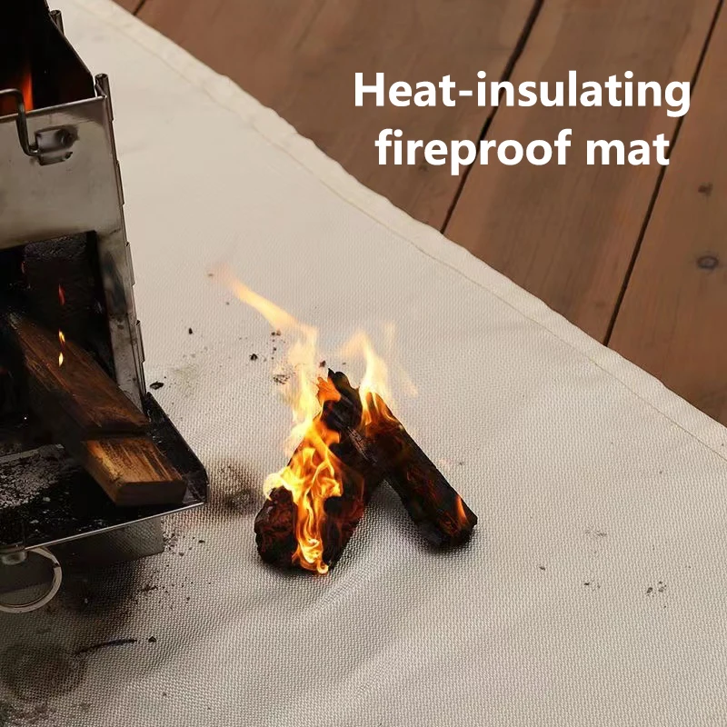 1pc Outdoor Camping Fireproof  - Fire Blanket Kitchen บทวิจารณ์และราคา