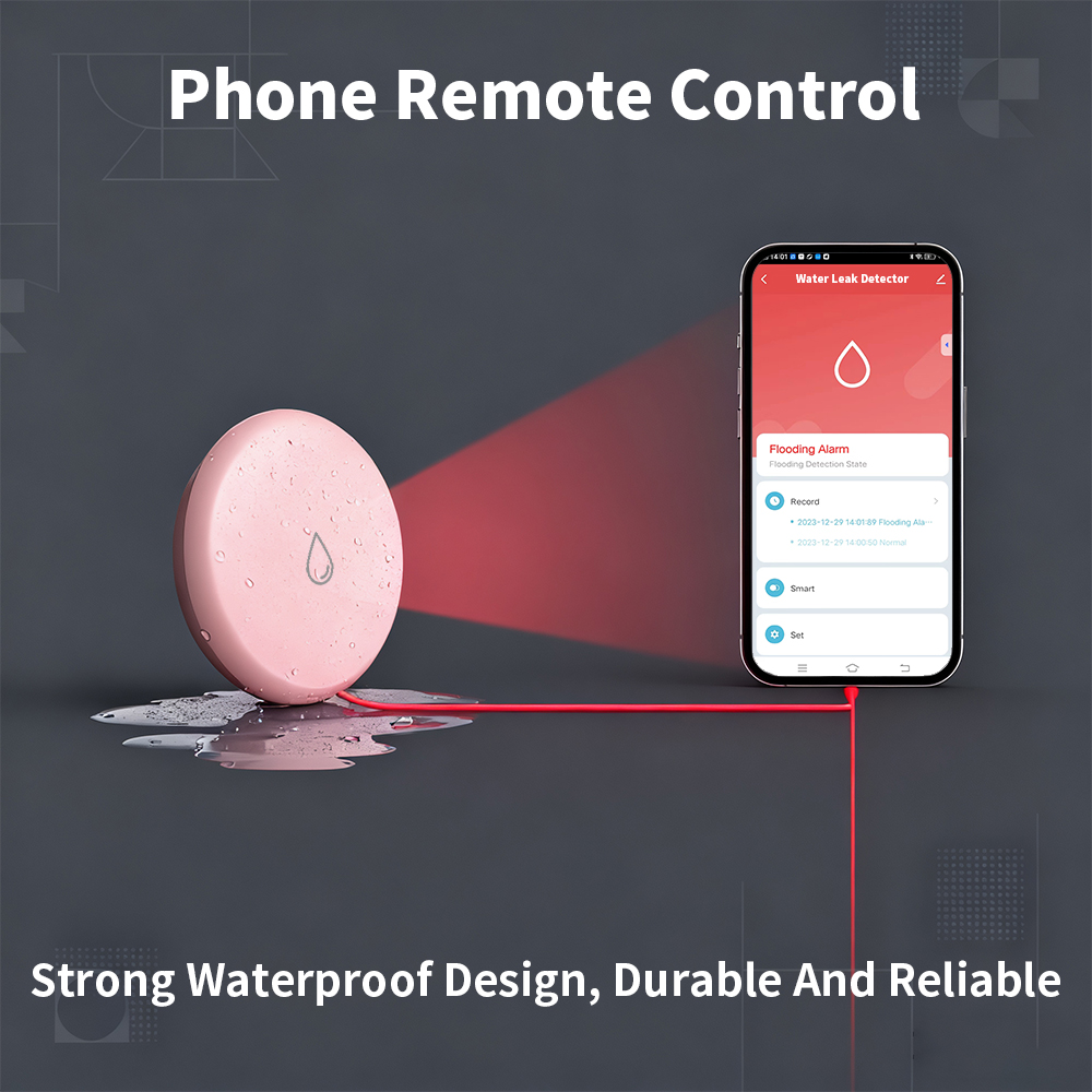 Zigbee Leakage Sensor LED Imme - Water Alarm Sensor บทวิจารณ์และราคา