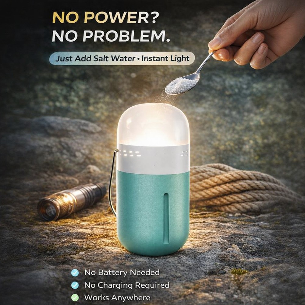 Portable Saline Lamp Compact 6 - Power Outage Light บทวิจารณ์และราคา