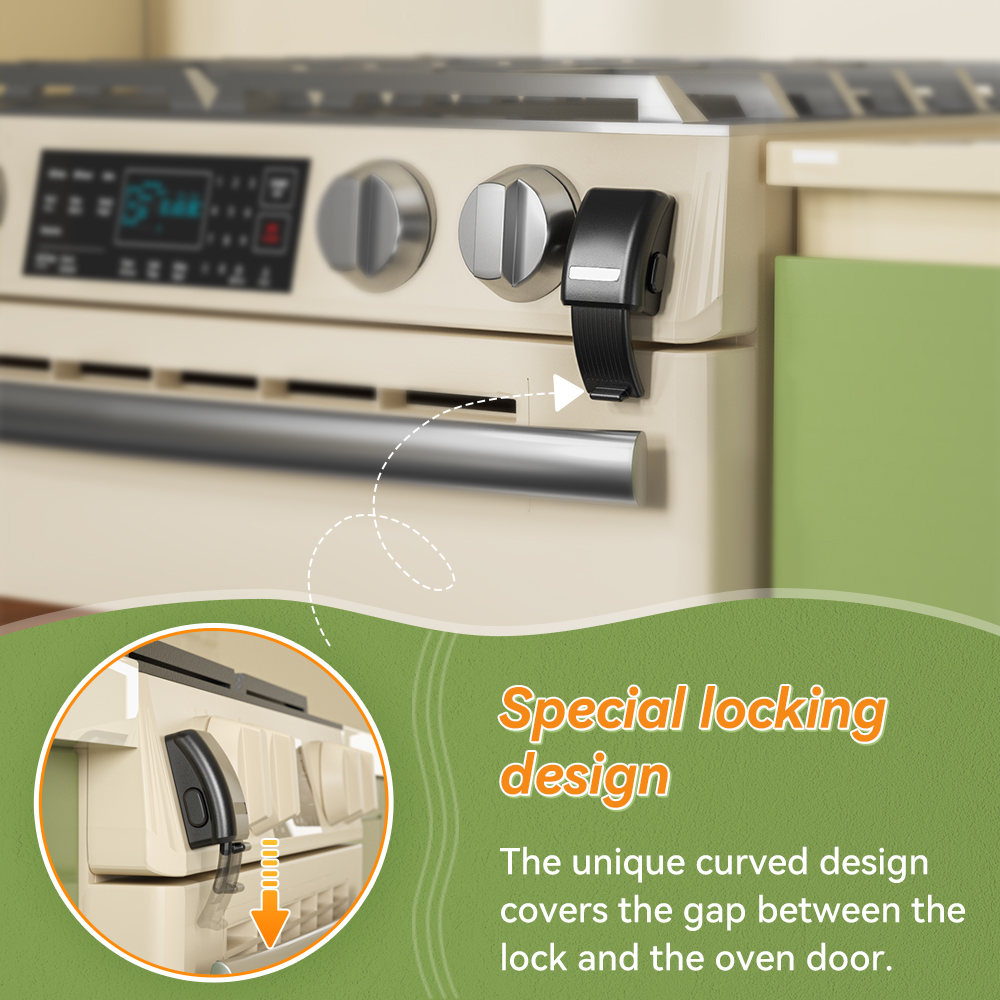 Baby Safety Oven Door Lock Ove - Medicine Cabinet Lock บทวิจารณ์และราคา
