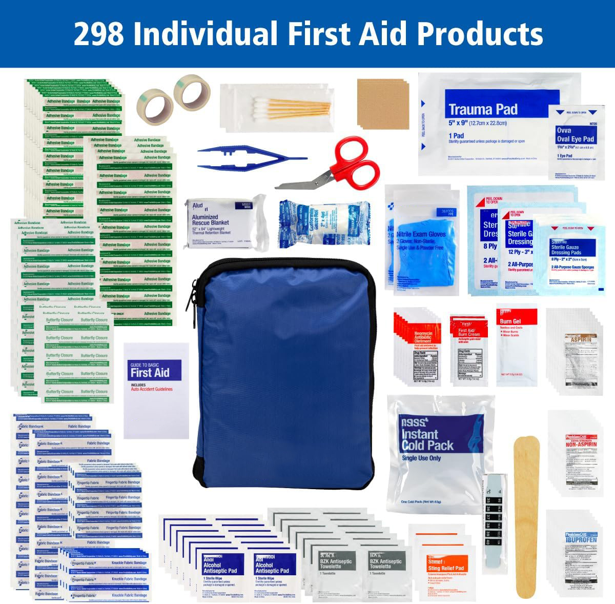 Kebon KB5029 298pcs Durable 60 - First Aid Bag Kit บทวิจารณ์และราคา