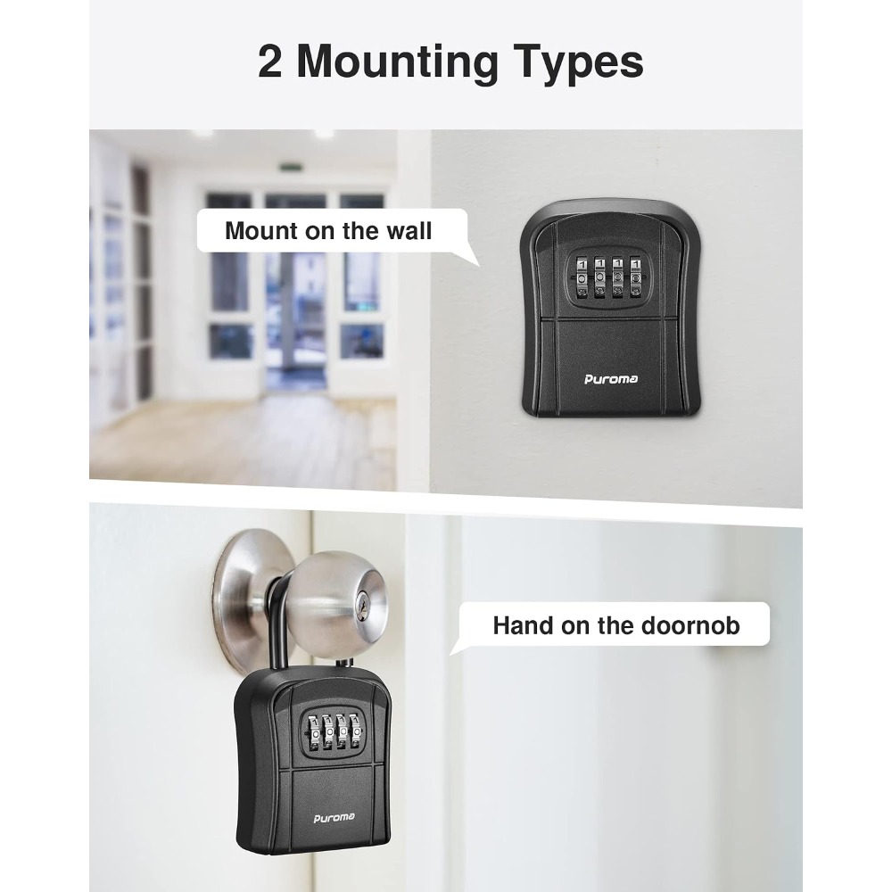 Key Lock Box, Portable Combina - Lockbox Key Secure บทวิจารณ์และราคา
