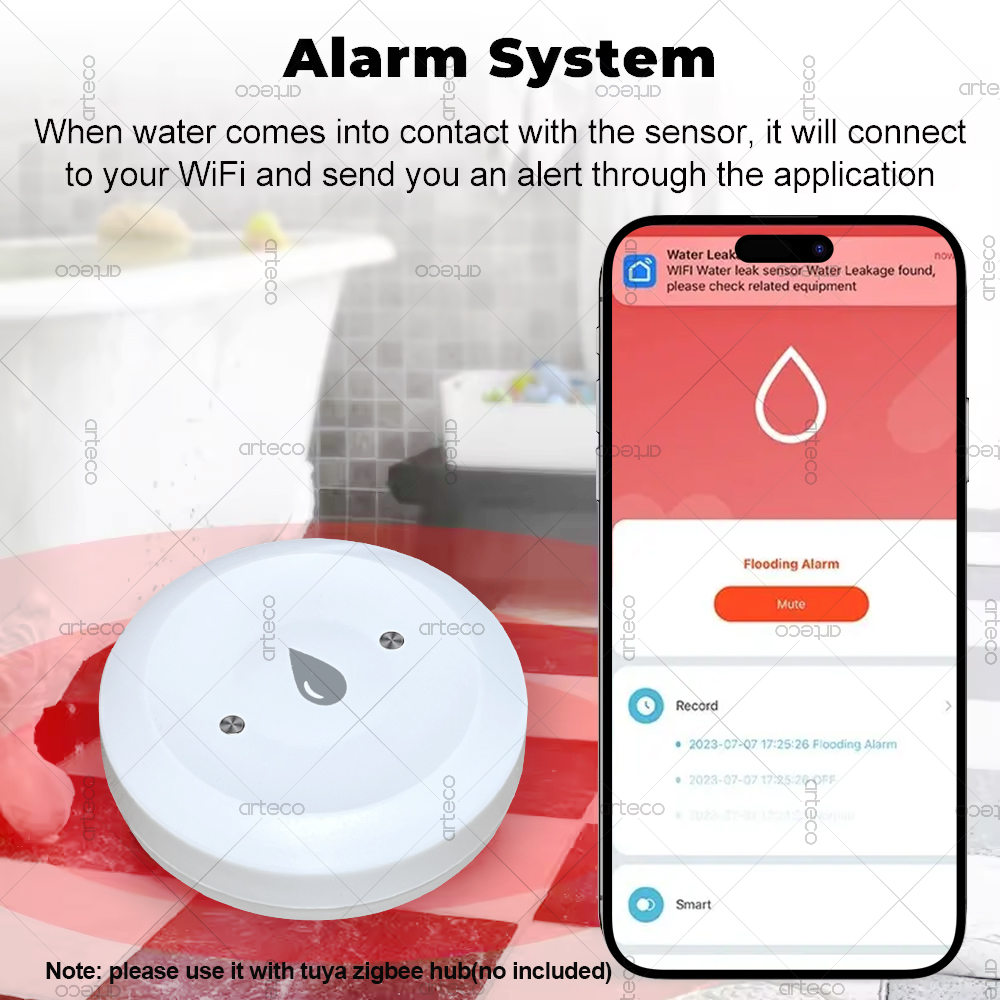 Tuya Smart Zigbee Water Leakag - Water Alarm Sensor บทวิจารณ์และราคา