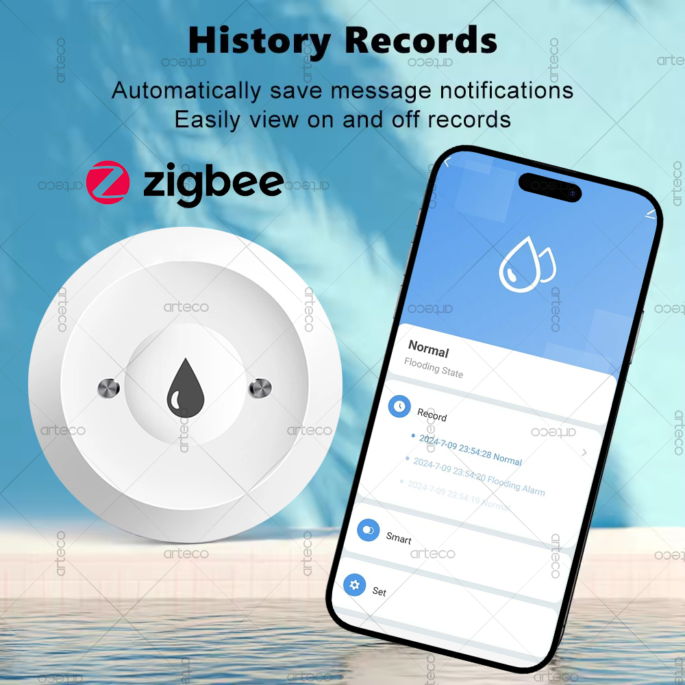 Tuya Smart Zigbee Water Leakag - Water Alarm Sensor บทวิจารณ์และราคา