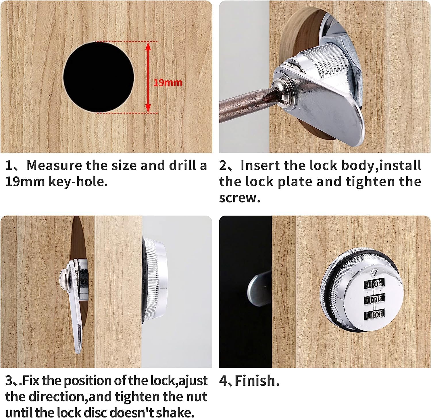 Combination Cabinet Cam Lock,  - Medicine Cabinet Lock บทวิจารณ์และราคา