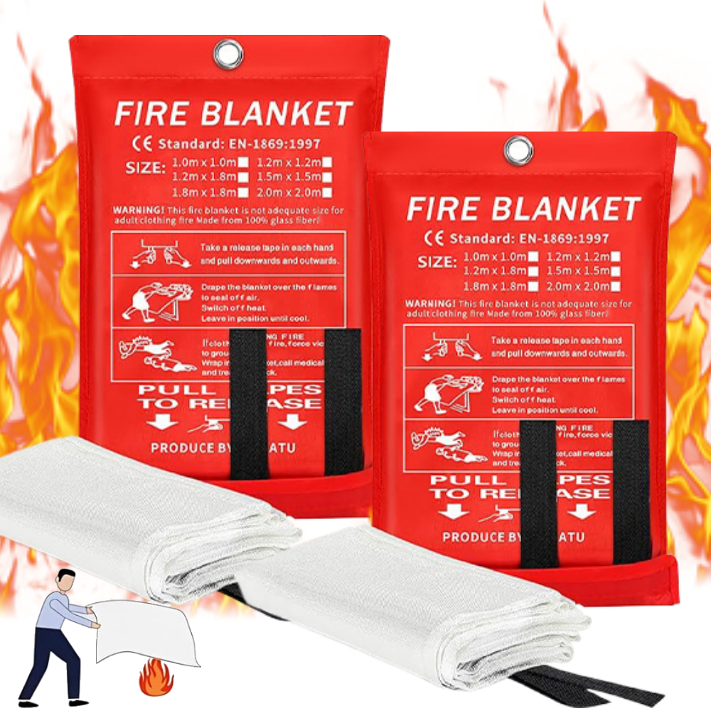 Fire Blanket 1/1.2/2M Easy & Q - Fire Blanket Kitchen บทวิจารณ์และราคา