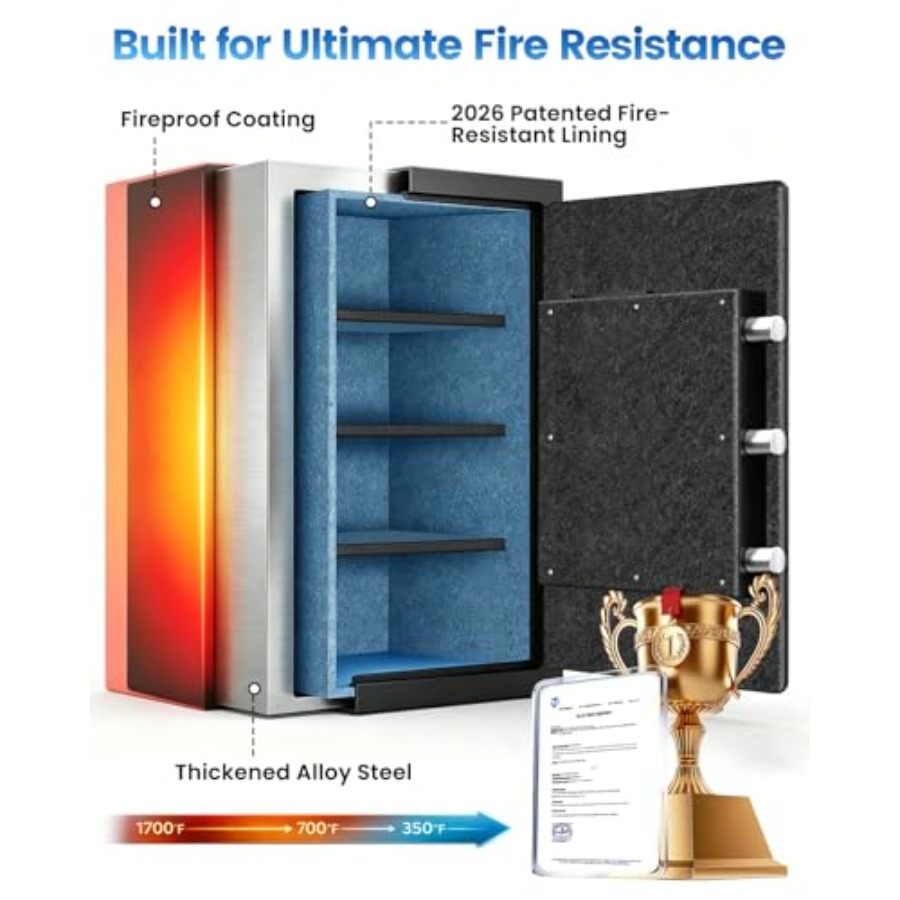 Home fireproof safe for docume - Fire Safe Document บทวิจารณ์และราคา