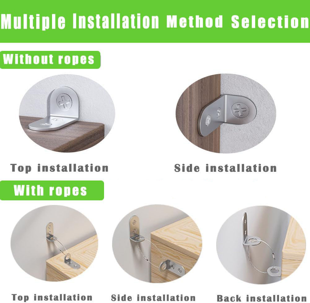 4pcs Furniture Anchors Earthqu - Earthquake Anchor Strap บทวิจารณ์และราคา