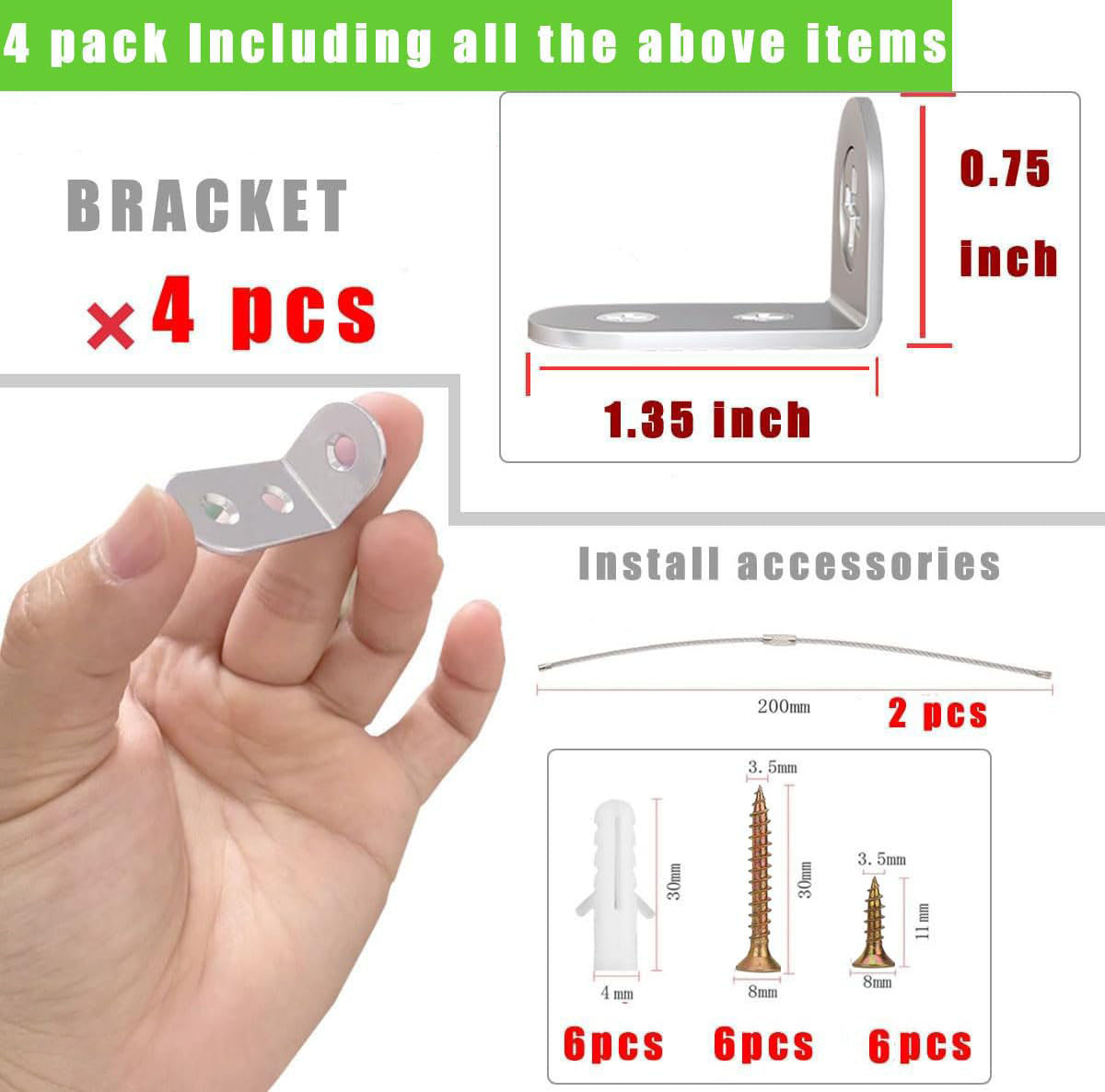 4pcs Furniture Anchors Earthqu - Earthquake Anchor Strap บทวิจารณ์และราคา