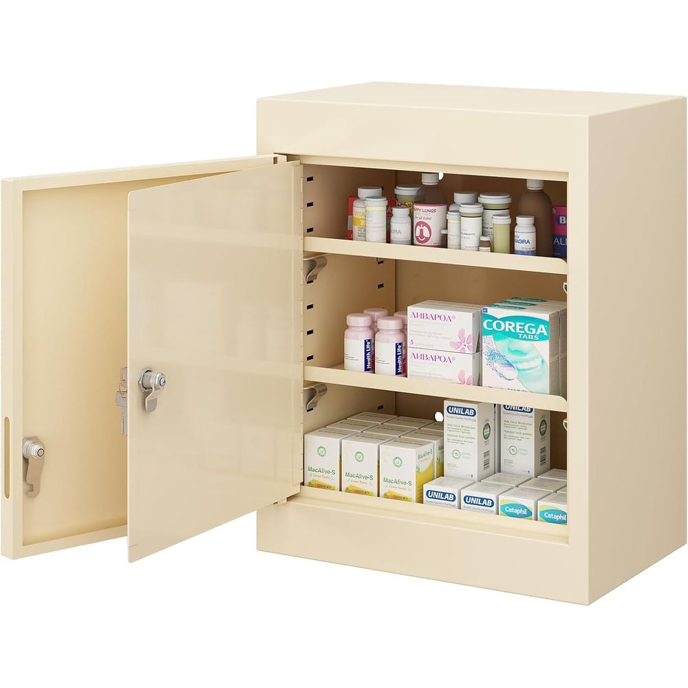 Double Door, Dual Key Lock Ste - Medicine Cabinet Lock บทวิจารณ์และราคา