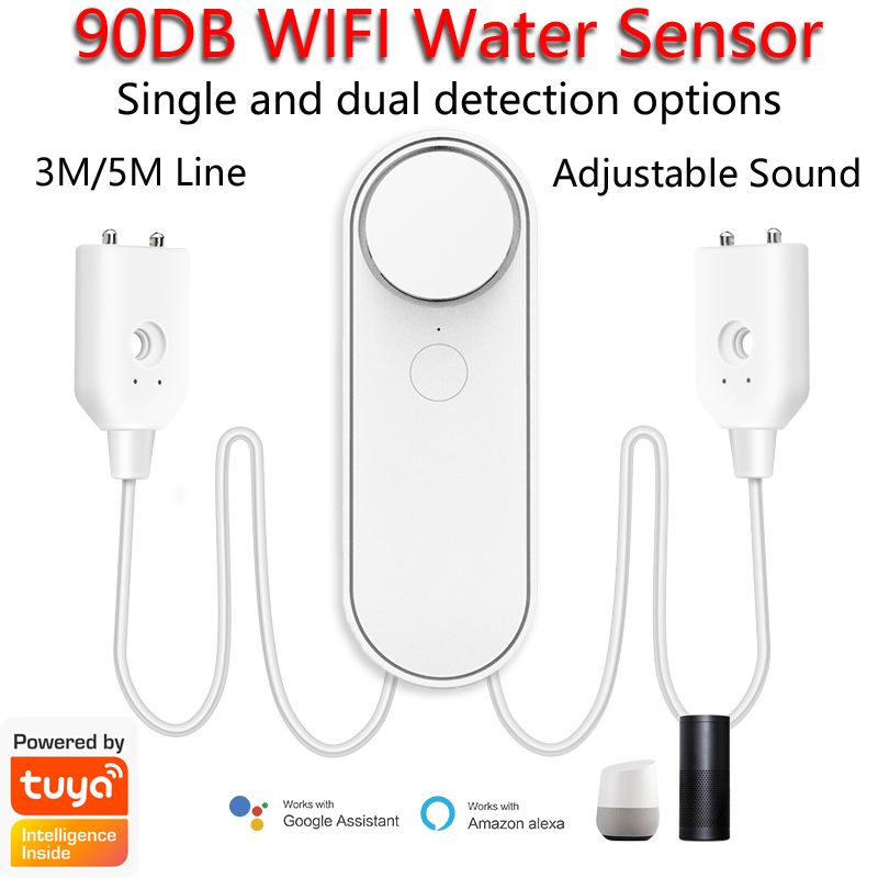 3M/5M WiFi Water Leak Detector - Water Alarm Sensor บทวิจารณ์และราคา
