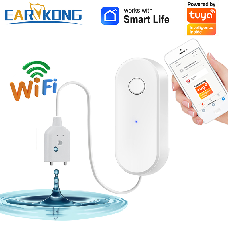 Tuya WiFi Smart Water Leak Sen - Water Alarm Sensor บทวิจารณ์และราคา