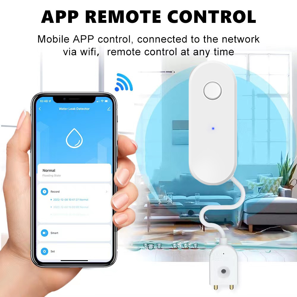 Tuya WiFi Smart Water Leak Sen - Water Alarm Sensor บทวิจารณ์และราคา