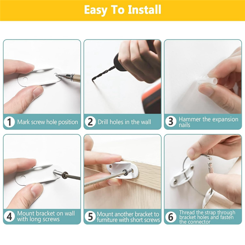 Furniture Anchors For Baby Pro - Earthquake Anchor Strap บทวิจารณ์และราคา